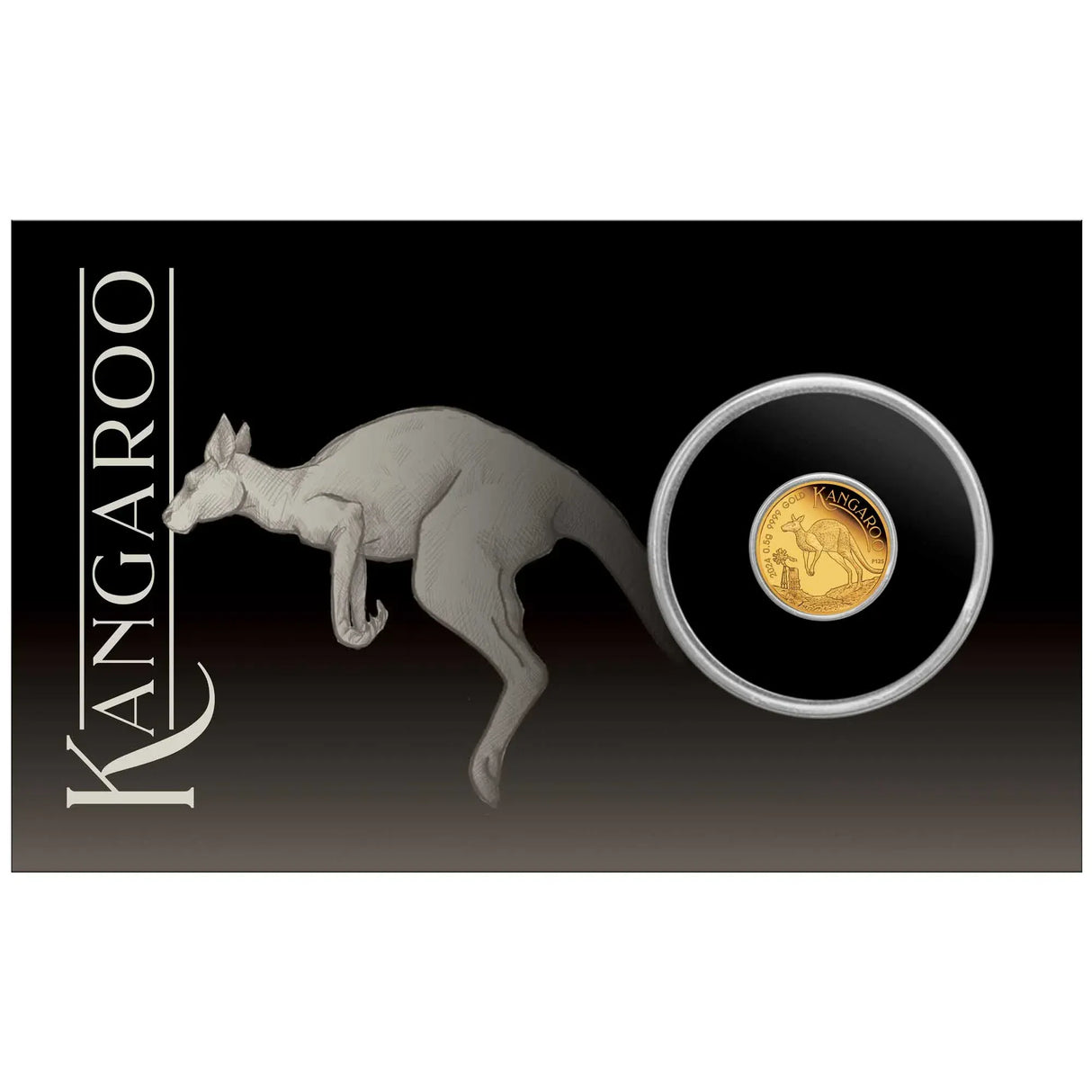 2024 Australian Kangaroo Mini Roo - 0.5g Gold Proof Coin in Card