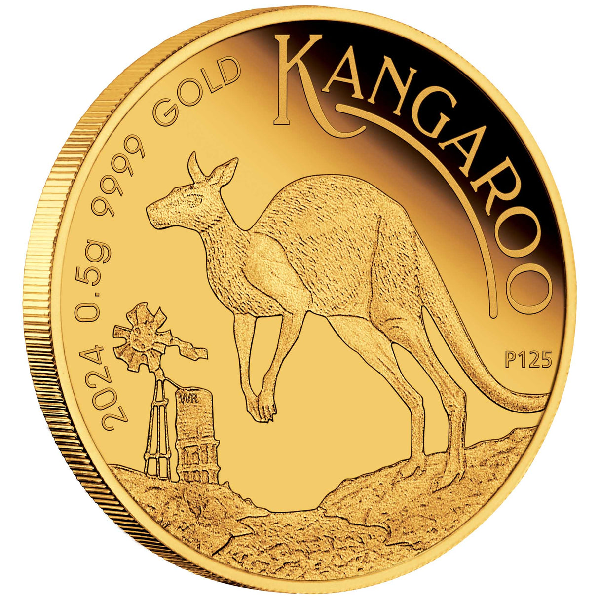2024 Australian Kangaroo Mini Roo - 0.5g Gold Proof Coin in Card