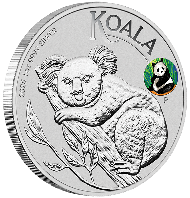 BICE - Australian Koala with Panda Privy 2025 1oz Silver Coin in Card