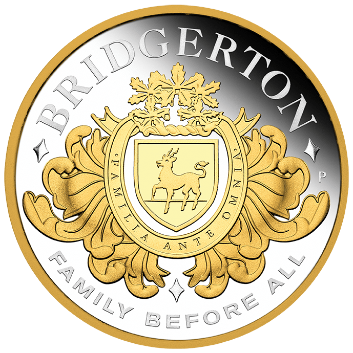 2026 2oz House of Bridgerton Silver Proof Gilded Coin