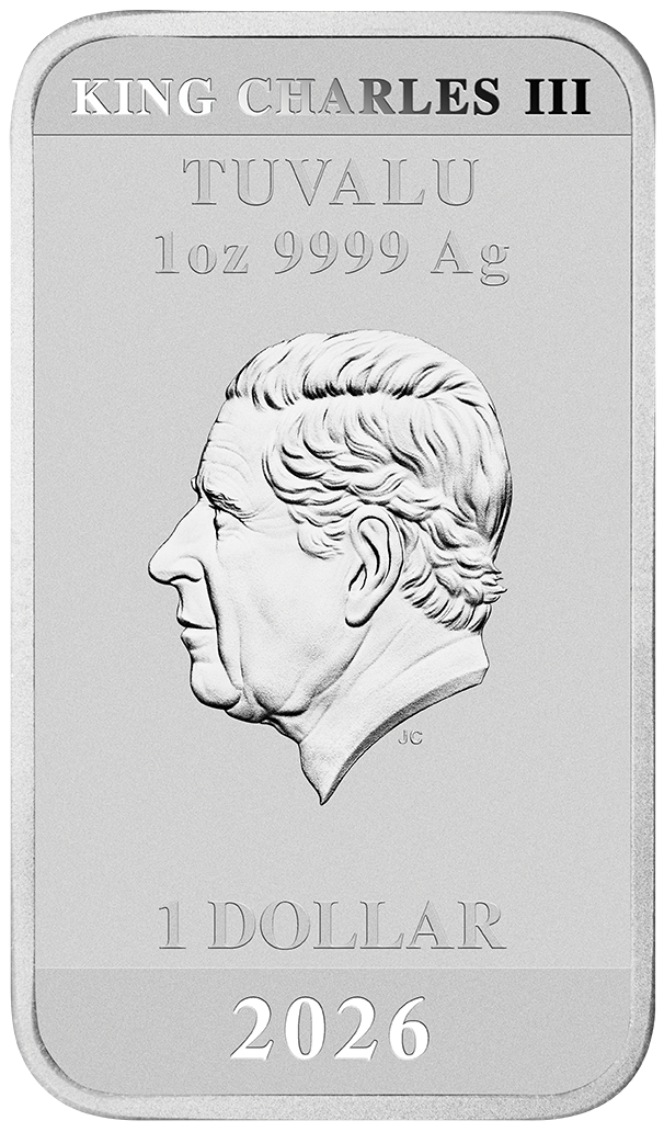 Stranger Things - Season 1 2026 1oz Silver Coloured Rectangular Coin