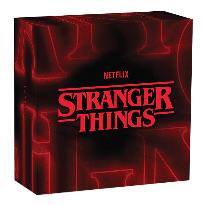 Stranger Things - Season 1 2026 1oz Silver Coloured Rectangular Coin