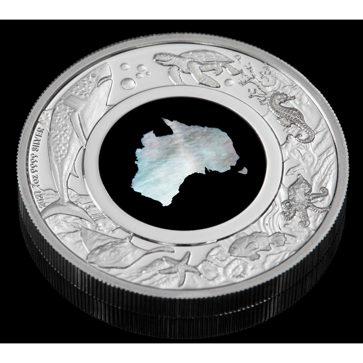Great Southern Land 2021 1oz Silver Proof Mother of Pearl Coin
