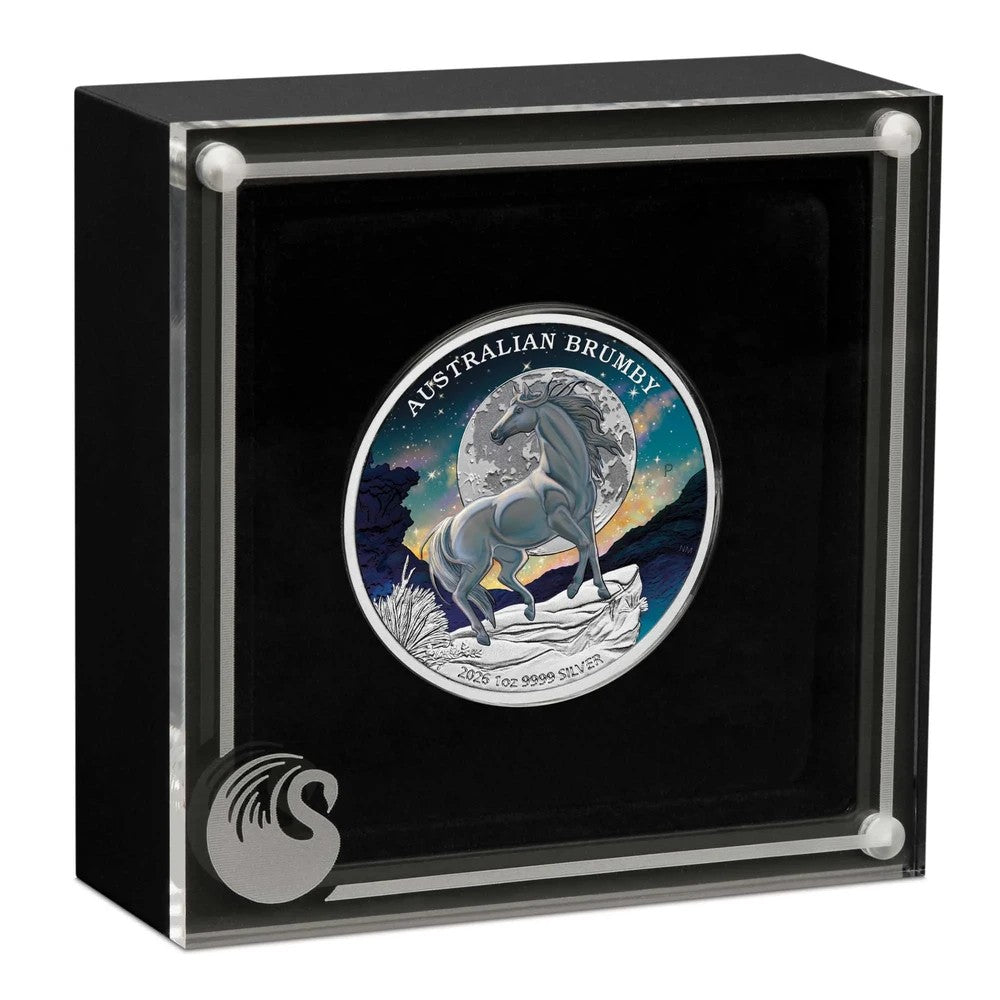 2026 Brumby 1oz Silver Coloured Coin