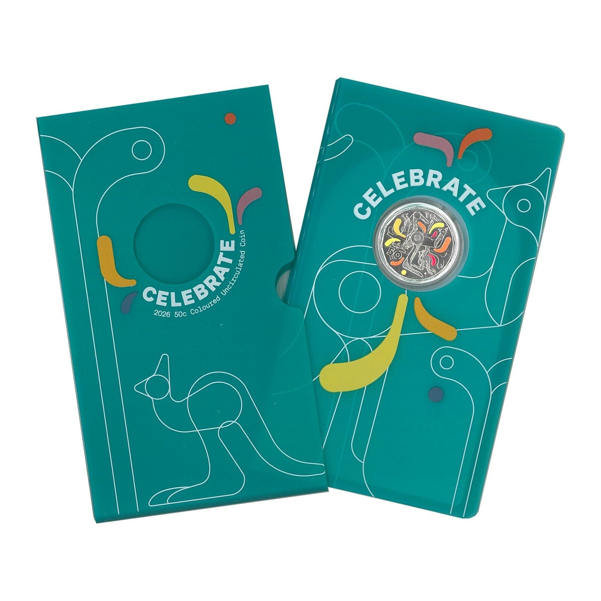 2026 Celebrations 50c Coloured Uncirculated Coin