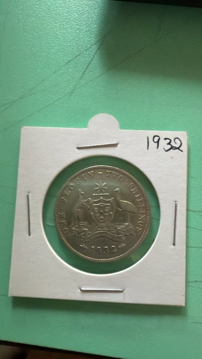 1932 Australian Florin - F/VF - Nova Coins