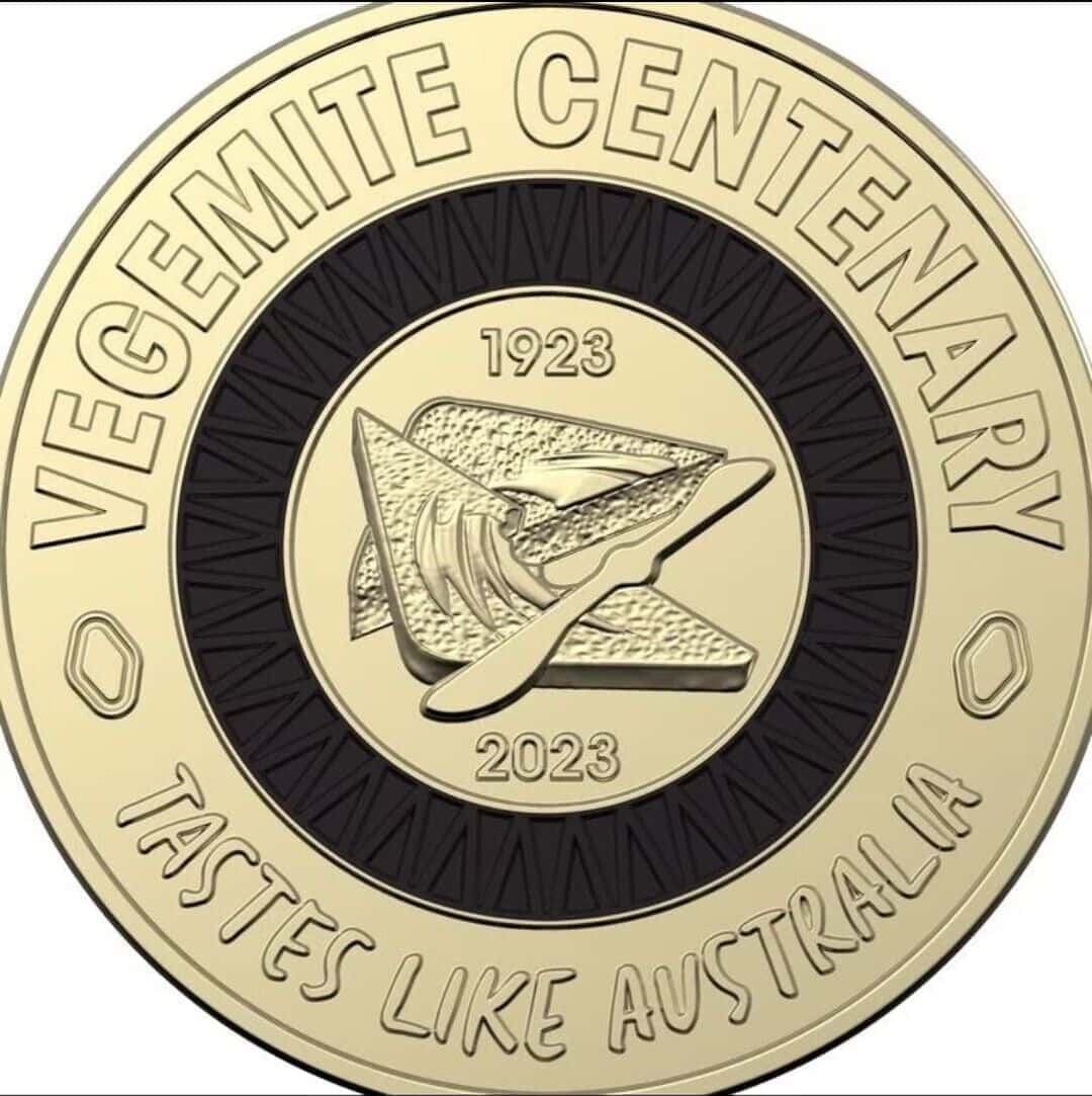 2023 $2 dollar Vegemite Centenary Black