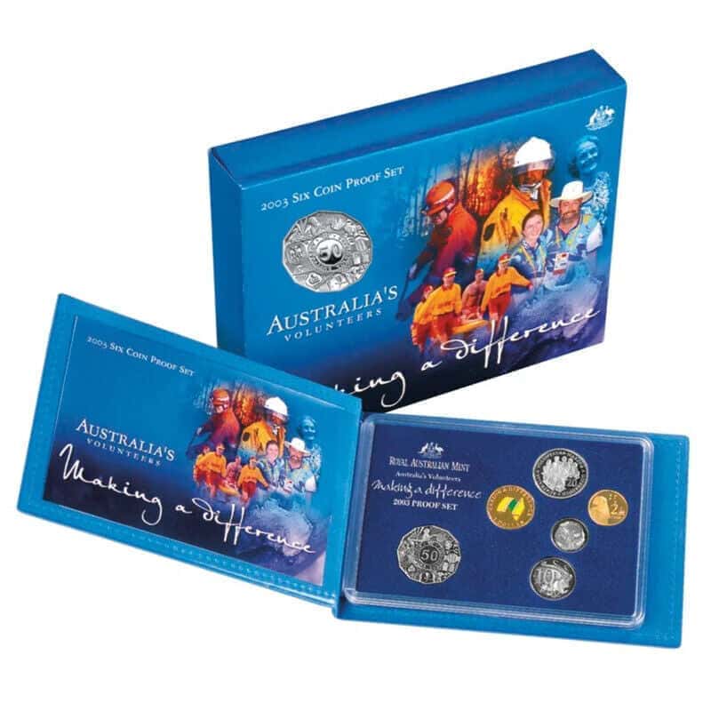 2003 6 Coin Proof Set - Making a Difference - Nova Coins