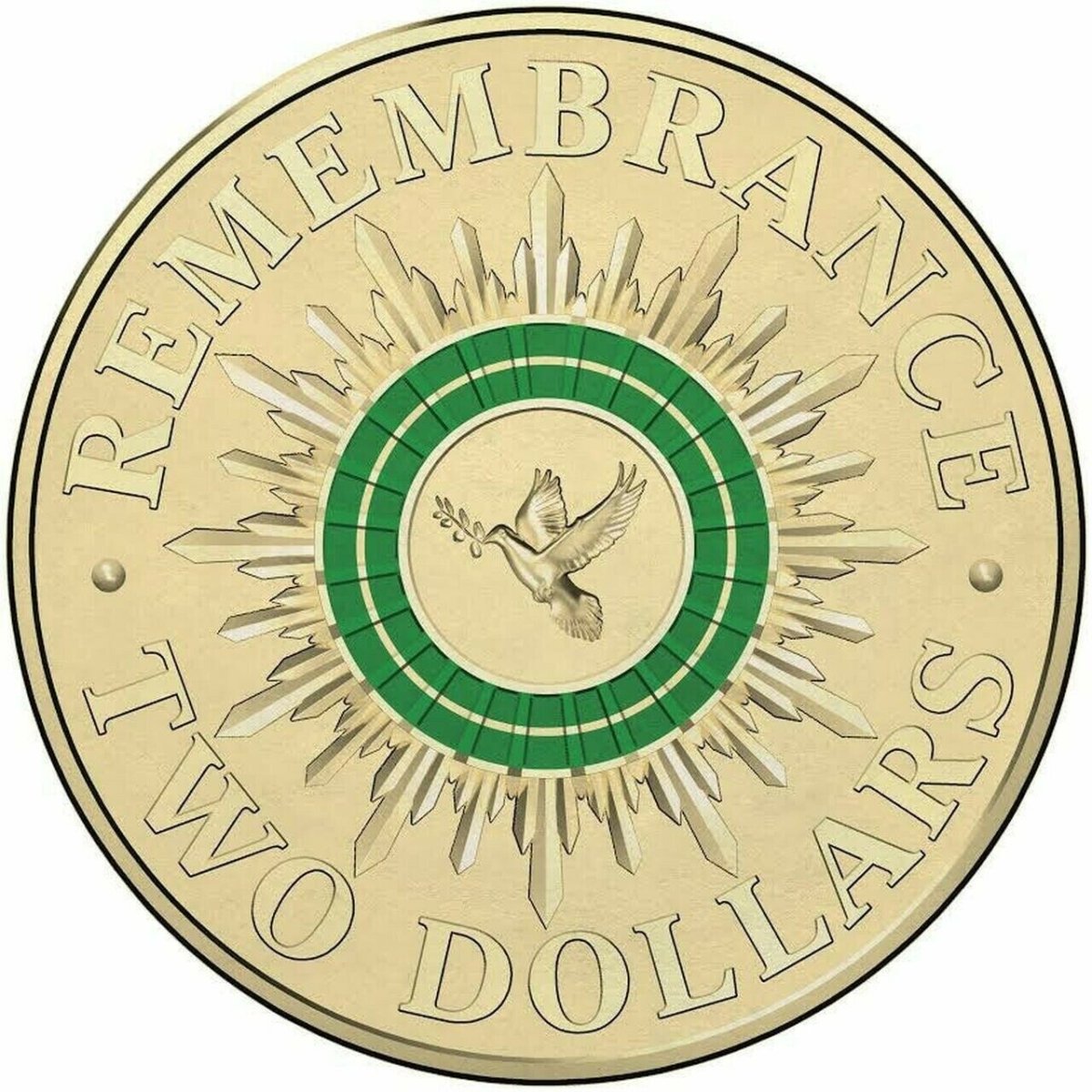 2014 Green Dove Remembrance - Nova Coins