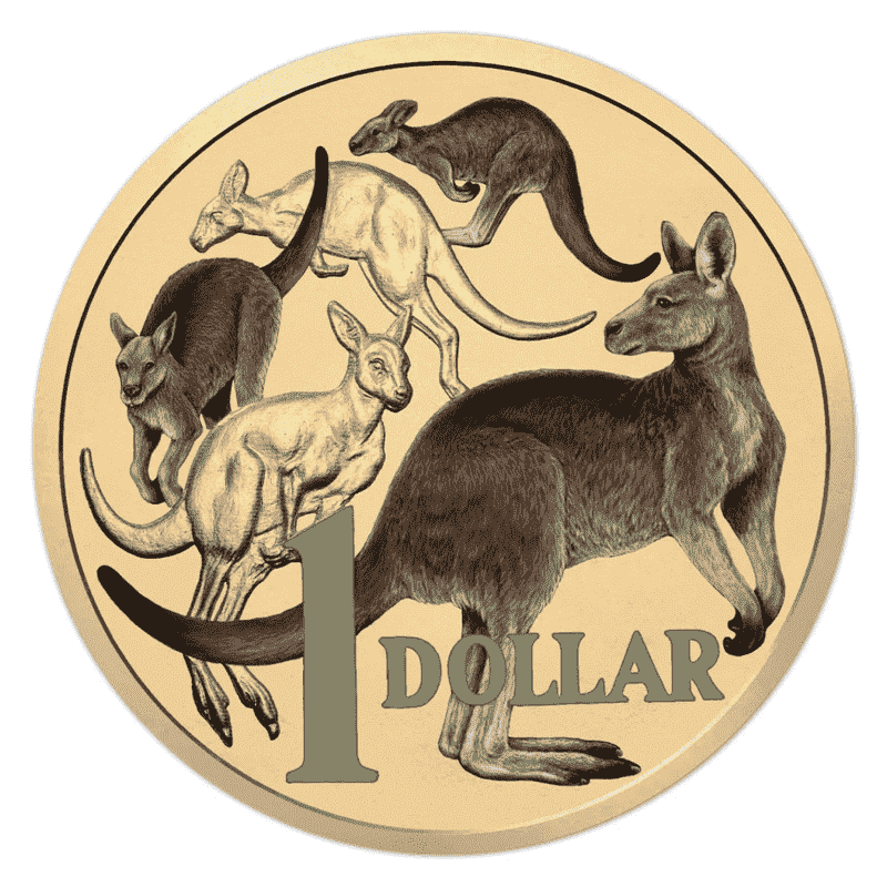 2014 Mint Year Set - Royal Australian Mint - Coloured MOR $1 - Nova Coins