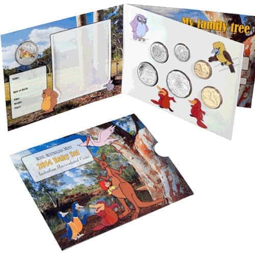 2014 Royal Australian Mint Dot and the Kangaroo Baby Mint Set - Nova Coins