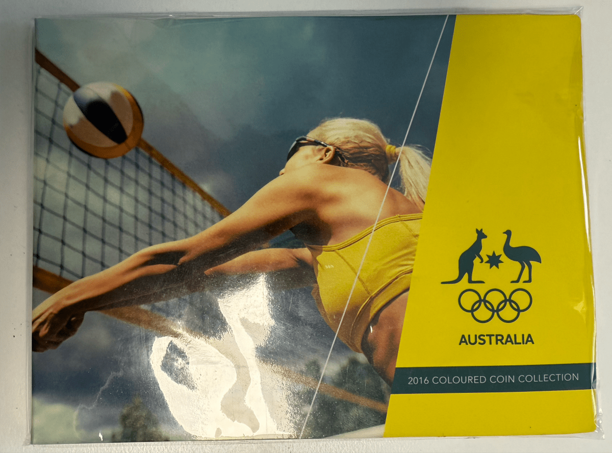 2016 Coloured $2 5 Coin Collection Set - Rio Olympic Games - Nova Coins