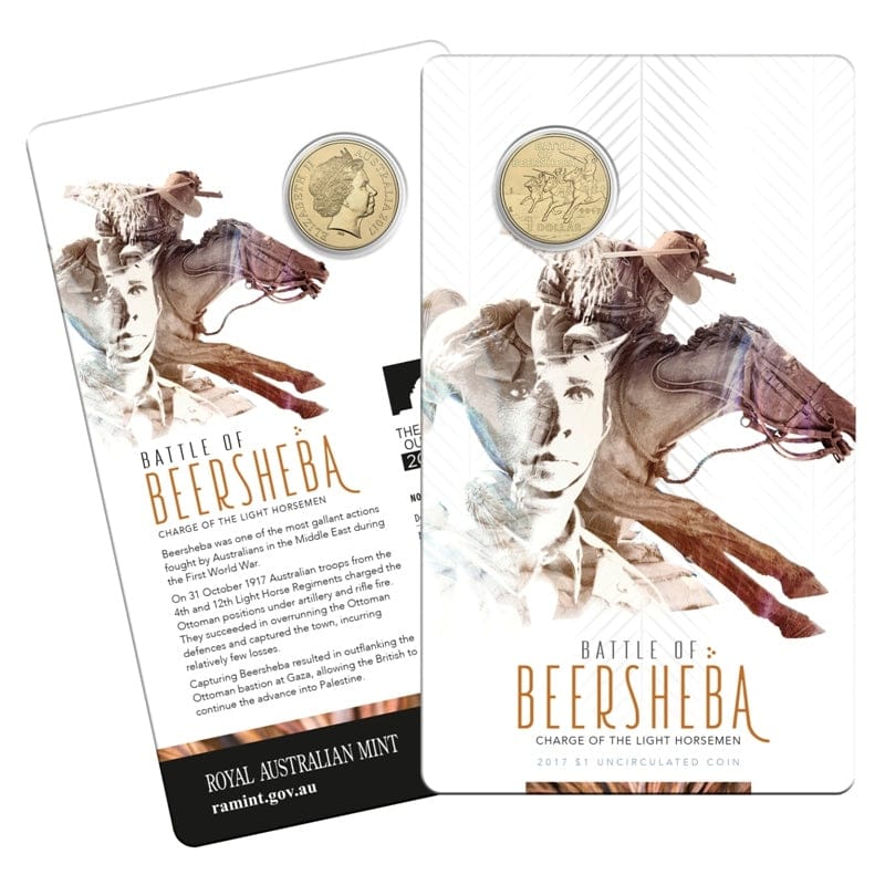 2017 $1 Battle of Beersheba Uncirculated Coin