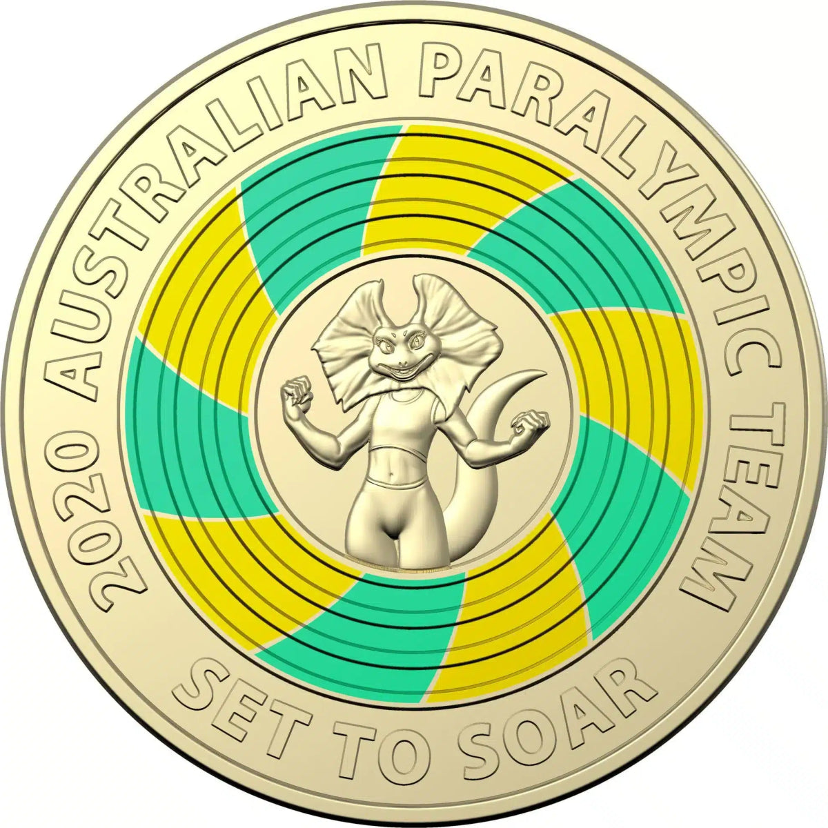 2020 Paralympic Team $2 Coin in Collection Folder - Nova Coins