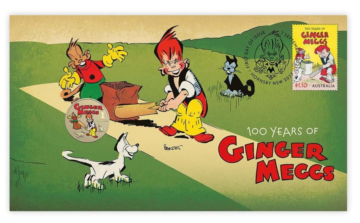 2021 100 Years of Ginger Meggs - Cricket - Nova Coins