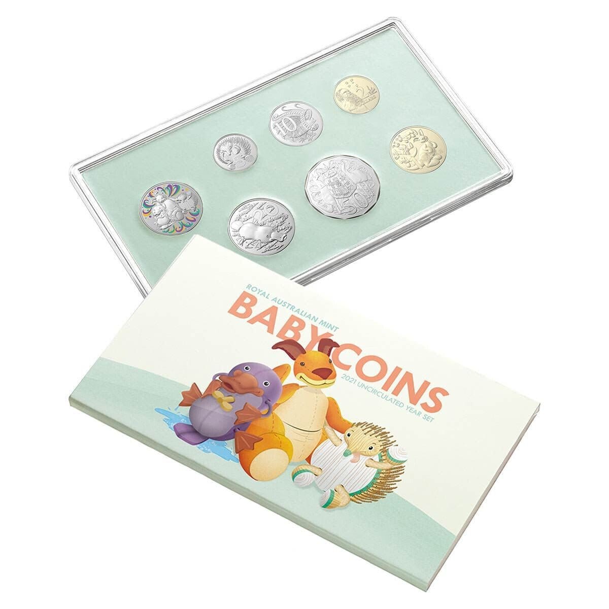2021 Baby Coins Uncirculated Six Coin Baby Year Mint Set - Nova Coins