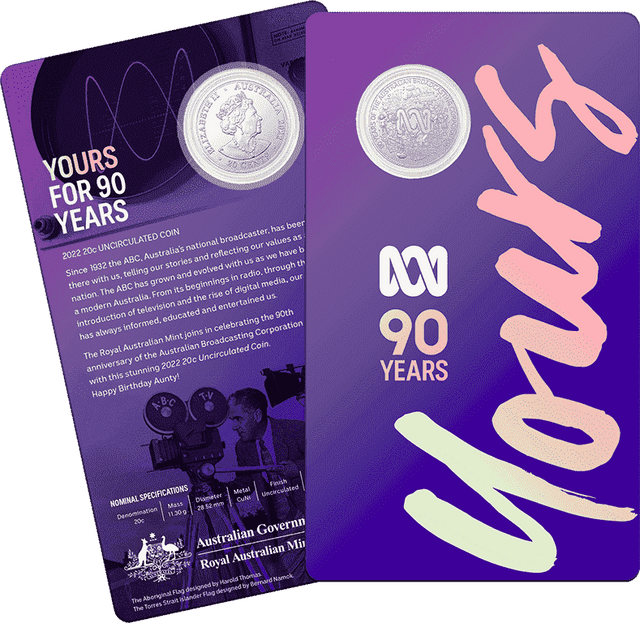 2022 20c 90th Anniversary of the ABC Uncirculated Coin - Nova Coins