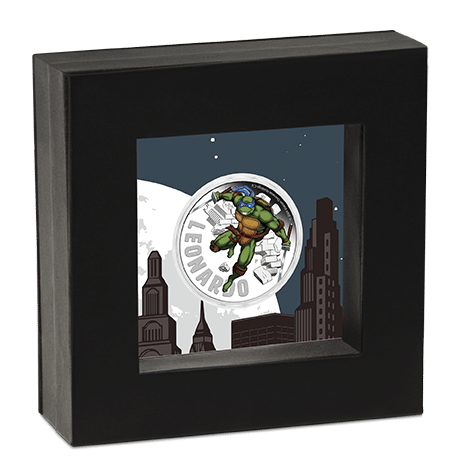 2024 Teenage Mutant Ninja Turtles - Leonardo 1oz Silver Coloured Proof Coin - Nova Coins