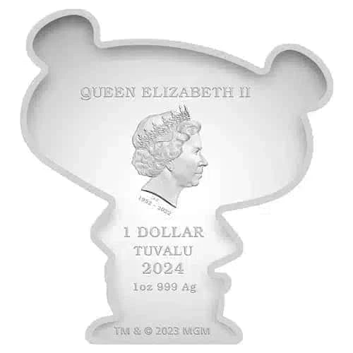 2024 The Pink Panther 60th Anniversary 1oz Silver mini coin - Nova Coins