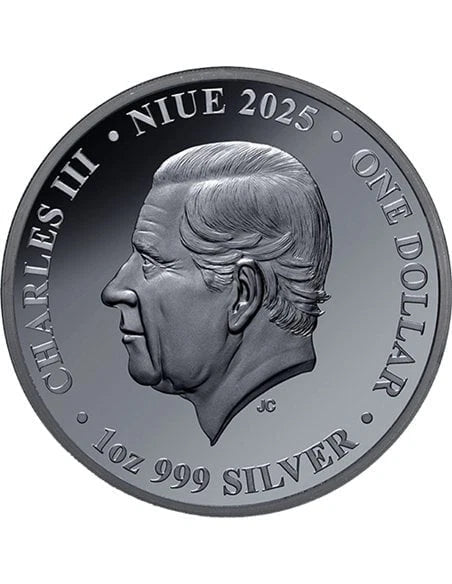 2025 $1 1oz Honey Bee Gilded Black Silver Proof Coin - Nova Coins