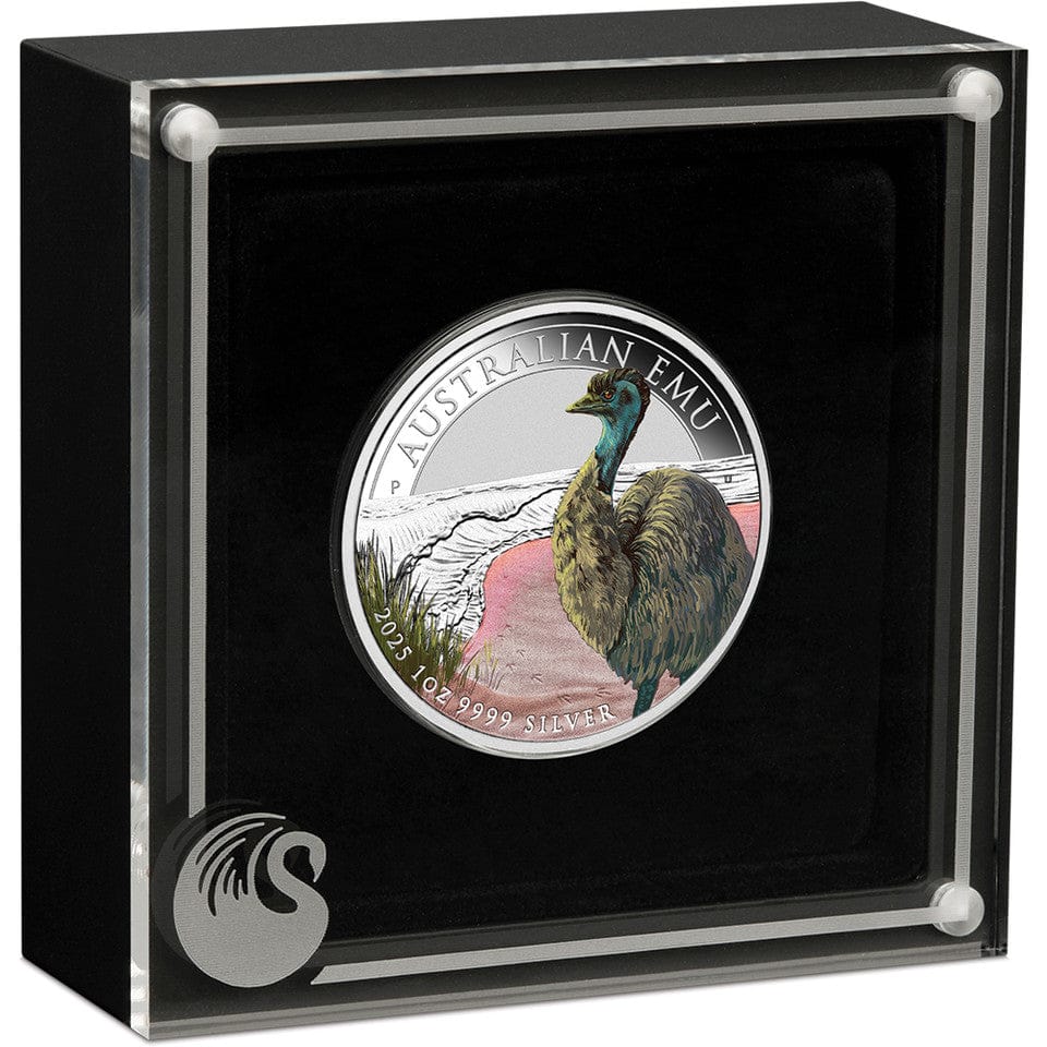 Australia Emu 2025 $1 Colour 1oz Silver Uncirculated Coin