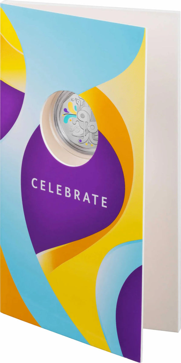 2025 Celebrations 50c Coloured Uncirculated Coin - Nova Coins