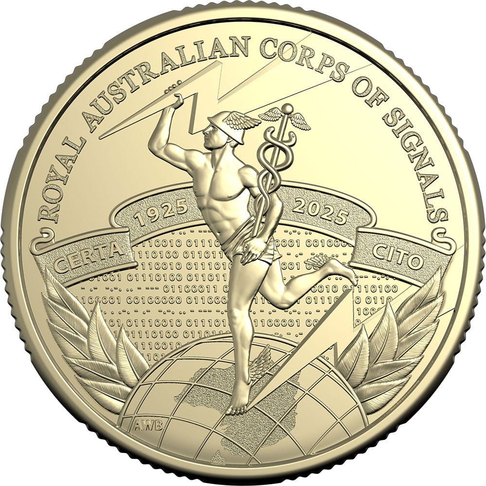 2025 Centenary of the Royal Australian Corps of Signals $1 Uncirculated Coin - Nova Coins