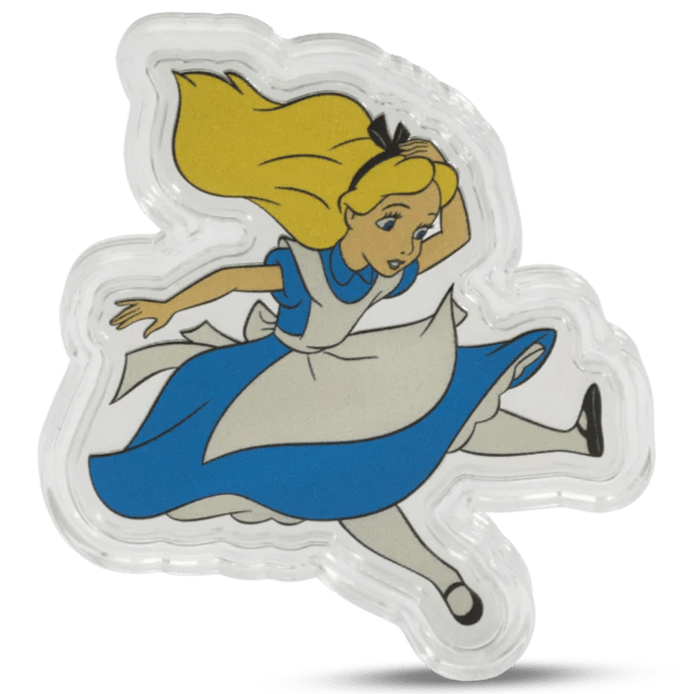 2025 Disney Alice in Wonderland - Alice 2oz Silver Coin - Nova Coins