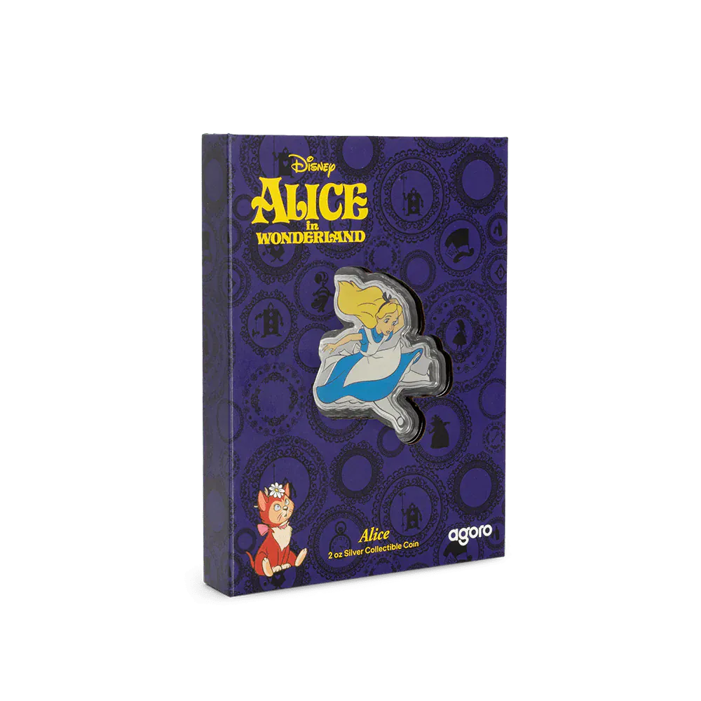 2025 Disney Alice in Wonderland - Alice 2oz Silver Coin - Nova Coins