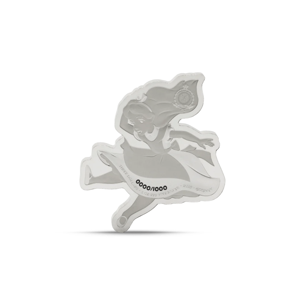 2025 Disney Alice in Wonderland - Alice 2oz Silver Coin - Nova Coins