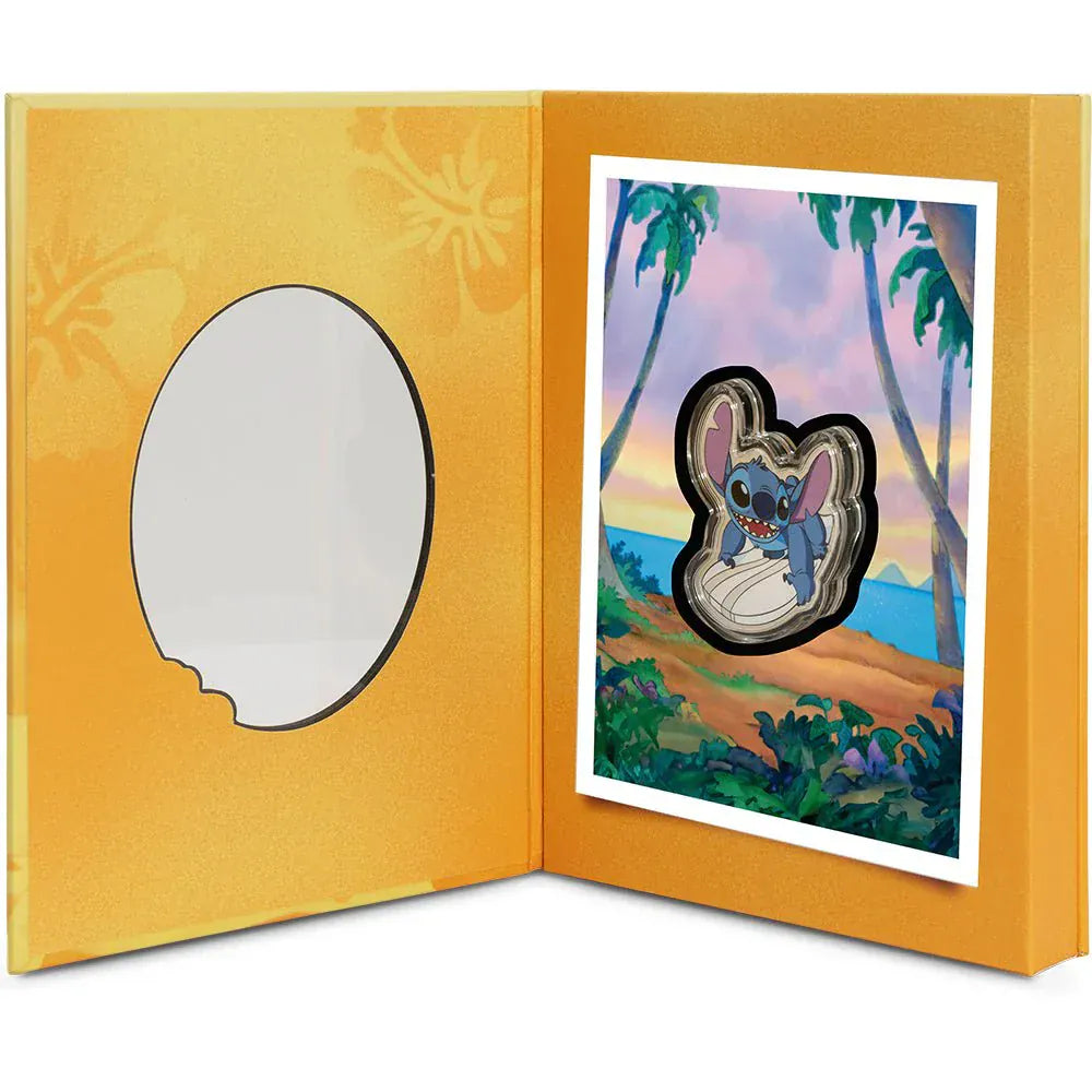 2025 Disney Stitch - Surf's Up 1oz Silver Coin