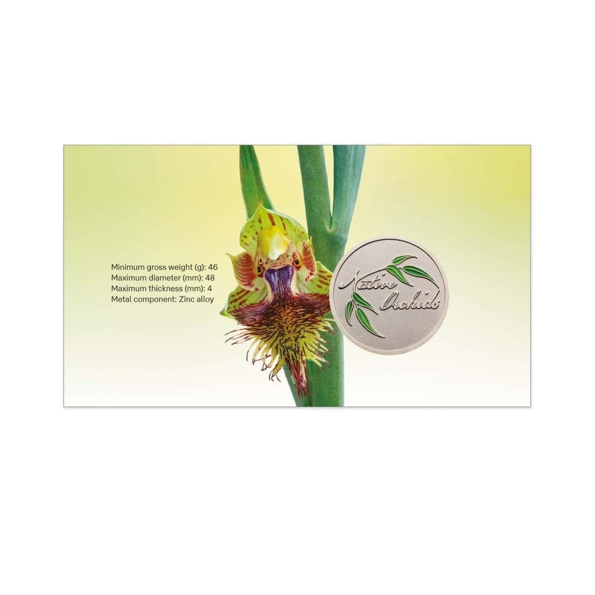 2025 Native Orchids Medallion Cover PMC - Nova Coins