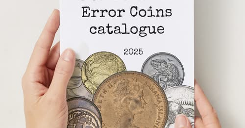 2025 New Zealand Error Coins Catalogue by Pieter Hoek & Jason Gray - Nova Coins