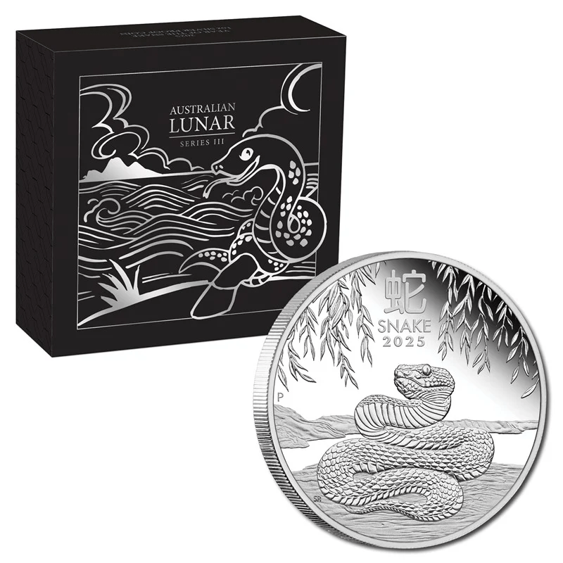 2025 Year Of The Snake 1oz Silver Proof - Nova Coins