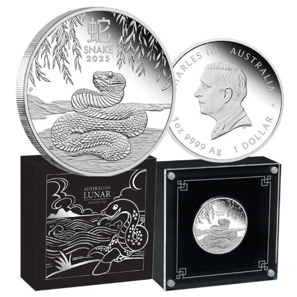 2025 Year Of The Snake 1oz Silver Proof - Nova Coins