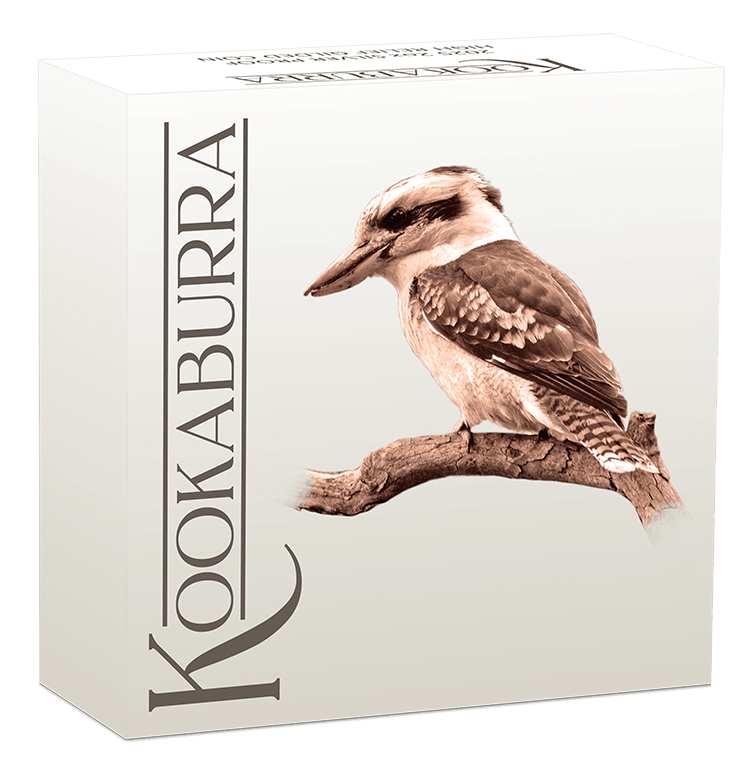 Australian Kookaburra 2025 2oz Silver High Relief Gilded Proof Coin