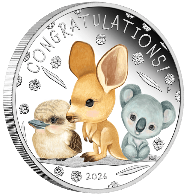 2026 1/2oz Newborn Baby Silver Proof Coloured Coin - Nova Coins