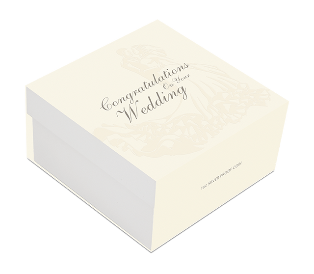 2026 1oz Wedding Silver Proof Coloured Coin - Nova Coins