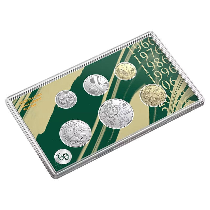 2026 Six-Coin Uncirculated Year Set – Australian Decimal Currency 60th Anniversary