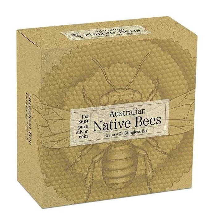 2026 Australian Native Bees - Stingless Bee 1oz Silver Proof Hologram Coin - Nova Coins