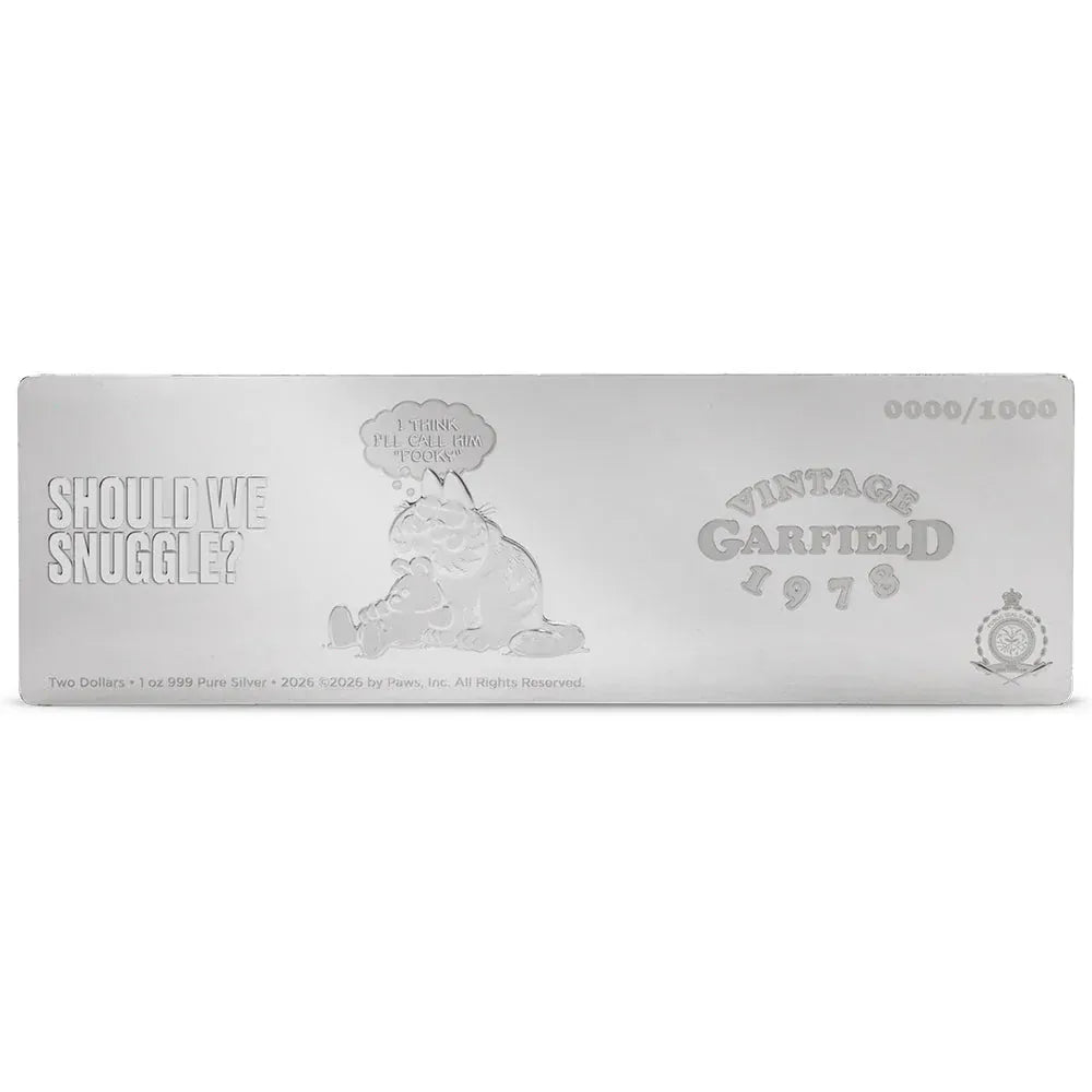 2025 Nickelodeon - Garfield & Pooky 1oz Silver Coin