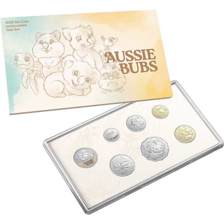 2026 Six Coin Uncirculated Aussie Bubs Baby Year Set