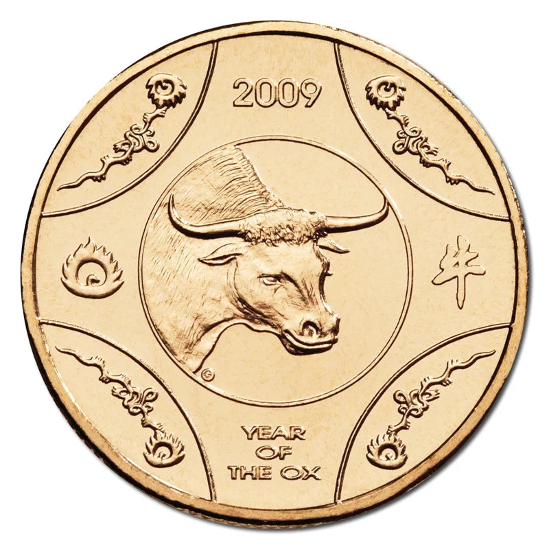 2009 1 Dollar Uncirculated Coin Lunar Year of the Ox