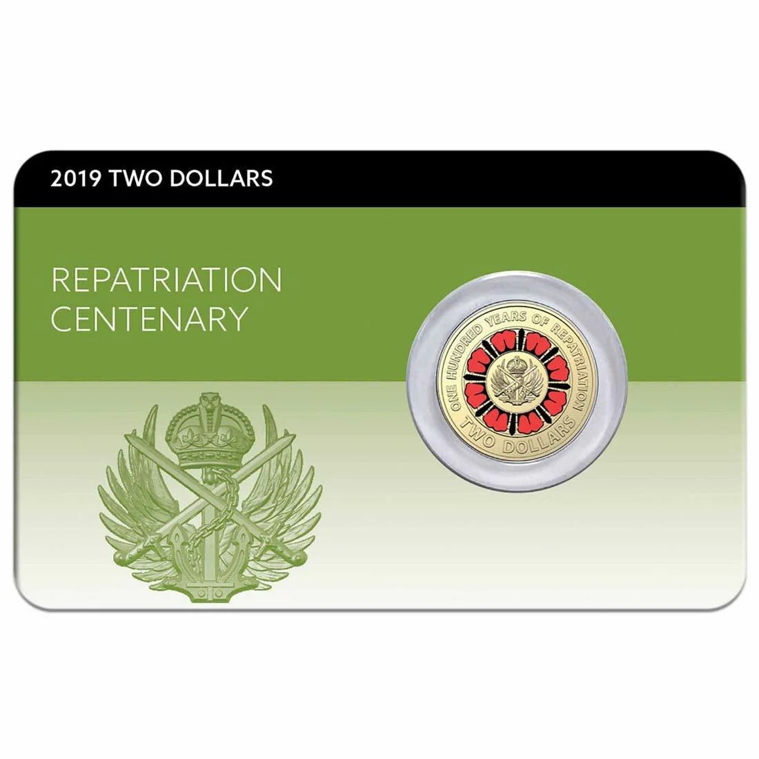 2019 $2 Repatriation Centenary UNC Coin Pack