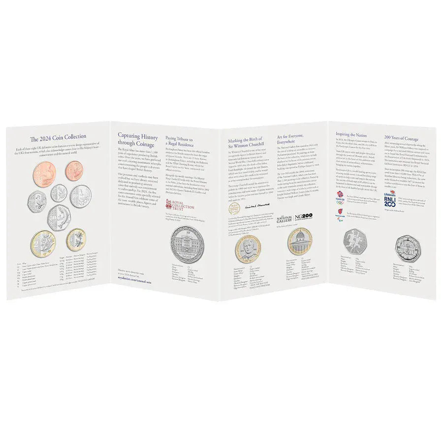 2024 United Kingdom Brilliant Uncirculated Annual Coin Set