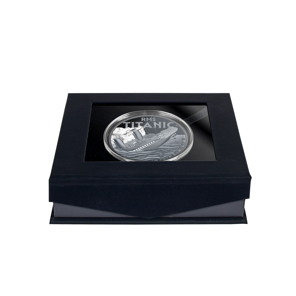 Titanic 2025 $1 1oz Silver Black Proof Coin