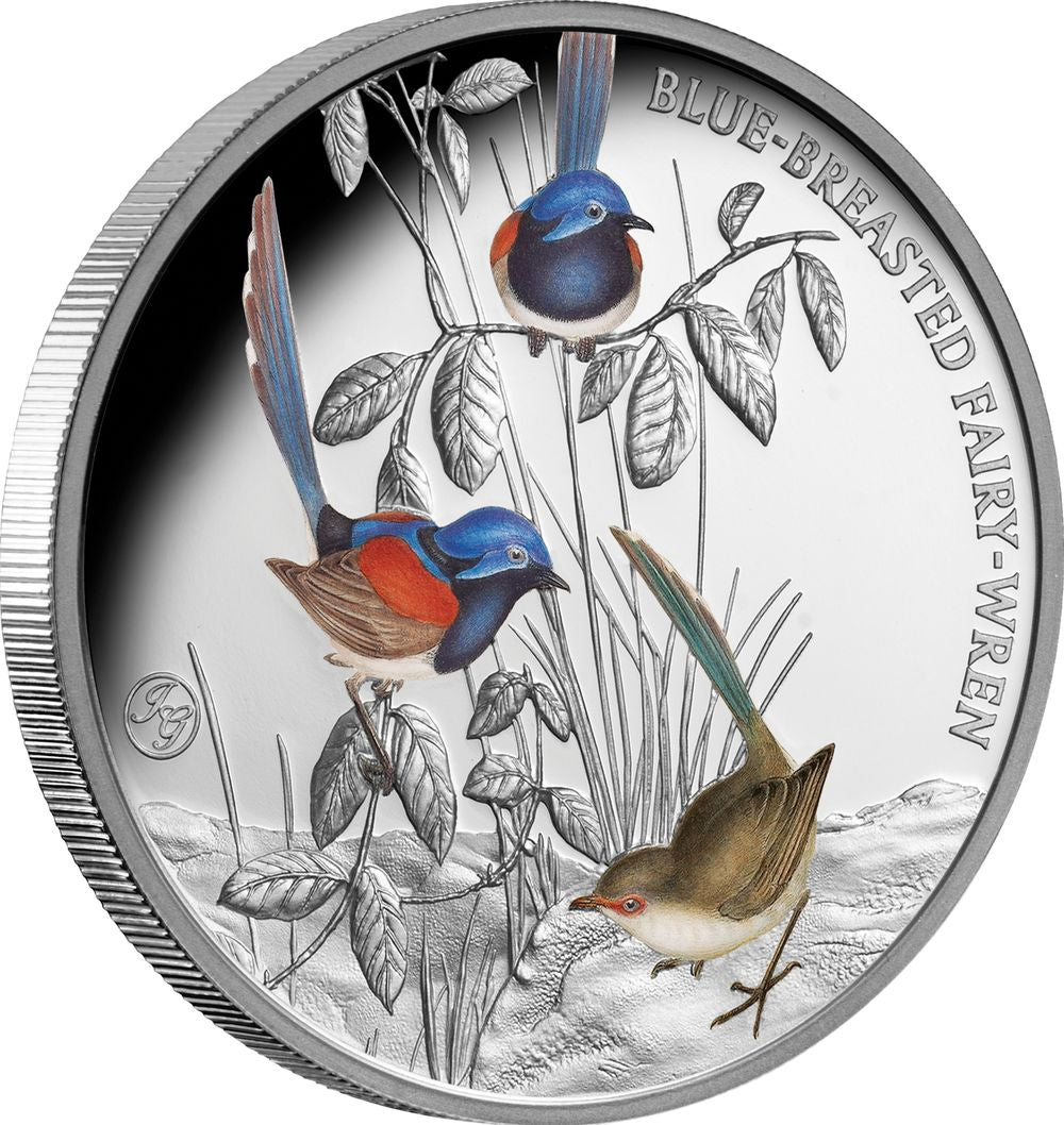 Birds of Australia 2026 $1 Blue-Breasted Fairy-Wren 1oz Silver Proof Coin