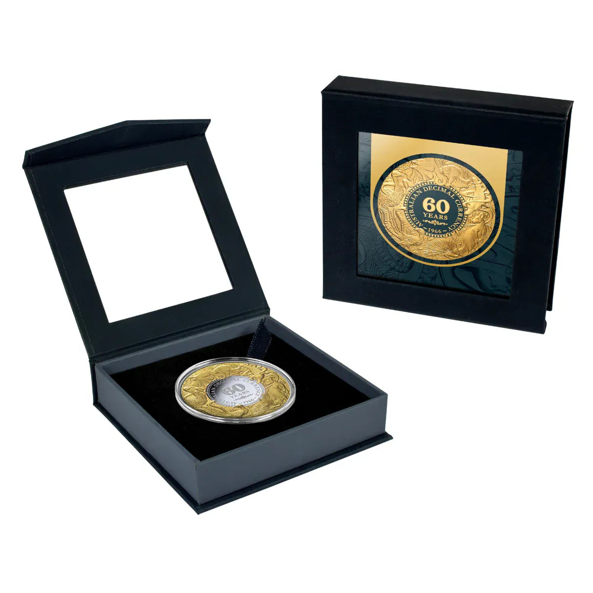 Decimal Currency 60th Anniversary 2026 $1 Gold-plated 1oz Silver Proof Coin
