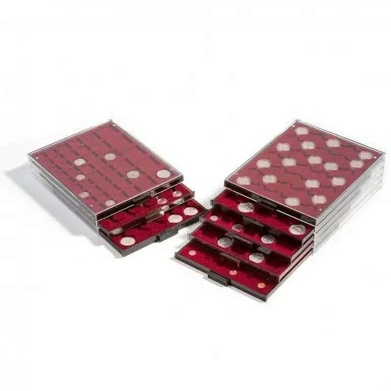 50c Lighthouse Coin Tray - Red - Nova Coins