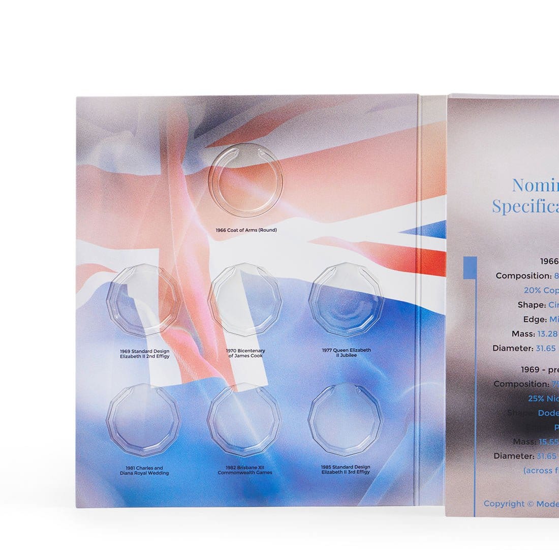 "Australian 50c Coin Collection Folders Volume I & II - Nova Coins"